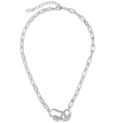 SHINE by Sterling Forever Interlocking Carabiner Pendant Necklace