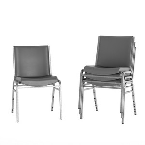 Flash Furniture 4 Pack HERCULES Series Heavy Duty Stack Chair - 1 of 4