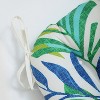 Pillow Perfect - 2pc Indoor Outdoor Reversible Chair Pads Islamorada Blue/Green - image 3 of 4