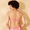 Women's Contrast Binding Printed Bandeau Bikini Top - Wild Fable™ - 2 of 4