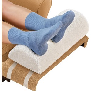 Collections Etc High Pile Fleece-Covered Sofa Footrest Pillow 23 X 10.5 X 4 - 1 of 3