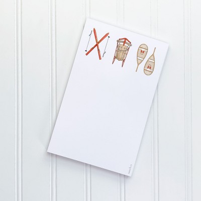 Winter Weekender 5" x 8" Notepad by Ramus & Co (50 Heavyweight Tear-Off Sheets)