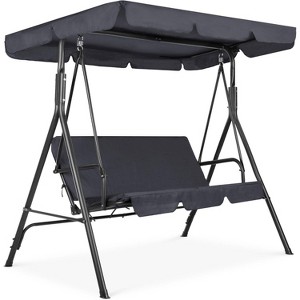 WhizMax Swing Chair Ultimate Comfort Outdoor Double Swing with Sunshade Canopy - 1 of 4