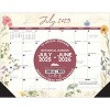 Willow Creek Press Botanical Garden Academic July 2025 - June 2026 22"x17" Large Monthly Deskpad Calendar - 3 of 4