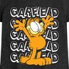 Girls' - Garfield - Garfield Repeated Fitted Short Sleeve Graphic T-Shirt - 2 of 4