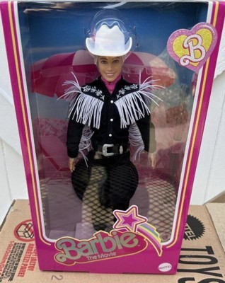 Barbie The Movie Collectible Ken Doll Wearing Black And White Western Outfit  (target Exclusive) : Target