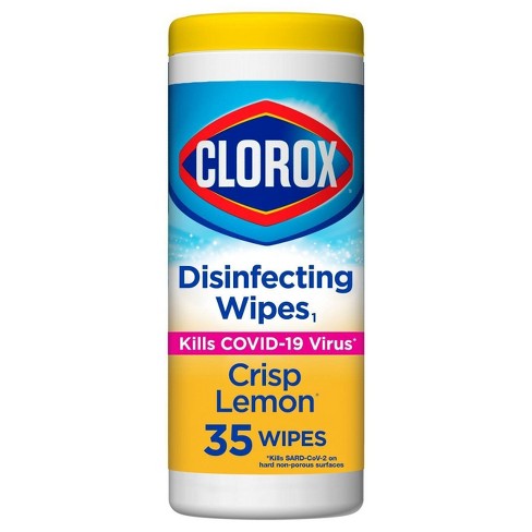 Clorox Disinfecting Wipes Bleach Free Cleaning Wipes Crisp Lemon 35ct Target