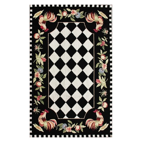 Round Kitchen Rugs With Roosters : Chicken Run Rooster Hooked Rug 24 X 36 / We did not find results for: