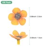 Unique Bargains Silk Decor DIY Wedding Mini Bulk Artificial Daisy Flowers Heads - 3 of 4