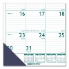 Express Track Monthly Desk Pad Calendar, 22 x 17, White/Teal Sheets, Teal Binding, 13-Month: Jan 2026 to Jan 2027 - 4 of 4