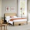 Full Size Platform Bed Frame, Rattan Metal Bed Frame with Headboard and Footboard, Mattress Foundation with Under Bed Storage, No Box Spring Needed - 4 of 4