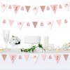 Big Dot of Happiness 1st Birthday Little Miss Onederful - DIY Girl First Birthday Party Pennant Garland Decoration - Triangle Banner - 30 Pieces - 2 of 4