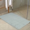 Unique Bargains Machine Washable Memory Foam Bathroom Non Slip Soft Bath Rugs 2 Pcs - 2 of 4