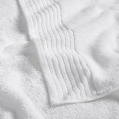 Ultra-Soft White Cotton Hand Towels Set (Pack of 6)