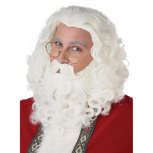 California Costumes Santa Wig Beard And Moustache Set Target