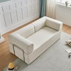 Modern Multi-Functional 3-Seater Corduroy Sofa Bed with Versatile Layouts,Ergonomic Design,Luxury Comfort - 2 of 4