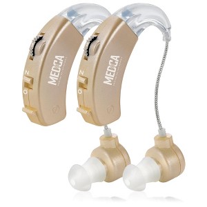 MEDca Behind the Ear Sound Amplifier, BTE Hearing Ear Amplification Device and Digital Sound Enhancer PSAD for the Hard of Hearing, Noise Reducing - 1 of 4