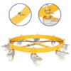 Drum Dolly 55 Gallon, 2-Pack Heavy Duty 2000LBS Capacity Hand Truck with 8 Swivel Casters for Warehouse Drum Handling - 3 of 4