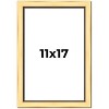 PosterPalooza | Simple Gold Picture Frame - UV Acrylic, Foam Board Backing, Hanging Hardware - 2 of 4