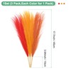Unique Bargains Dried Plants Artificial Durable Small Fluffy Pampas Grass 7 Branches for Home, Office 17.7 Inch - 3 of 4