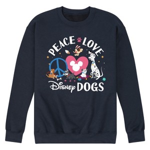 Men's - Disney - Cats & Dogs Graphic Fleece Sweatshirt - 1 of 4