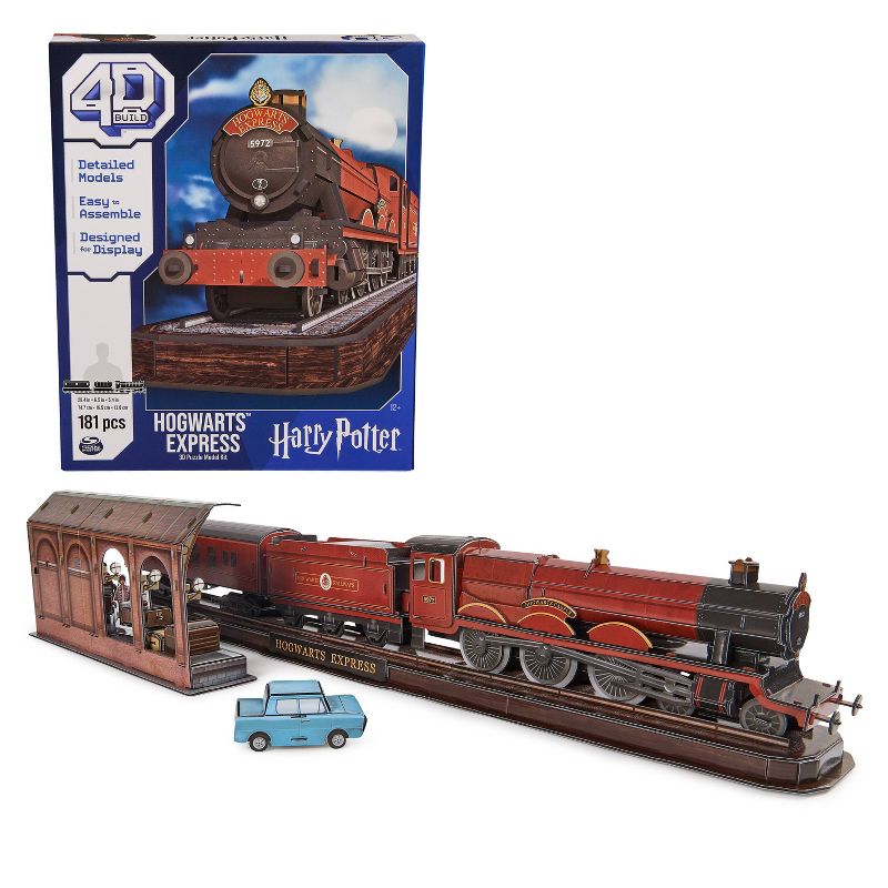 4D BUILD - Harry Potter Hogwarts Express Model Kit Puzzle 181pc, 1 of 11