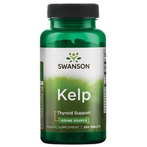 Swanson Herbal Supplements Kelp Iodine Source 225 mcg Tablet 250ct. - 1 of 2