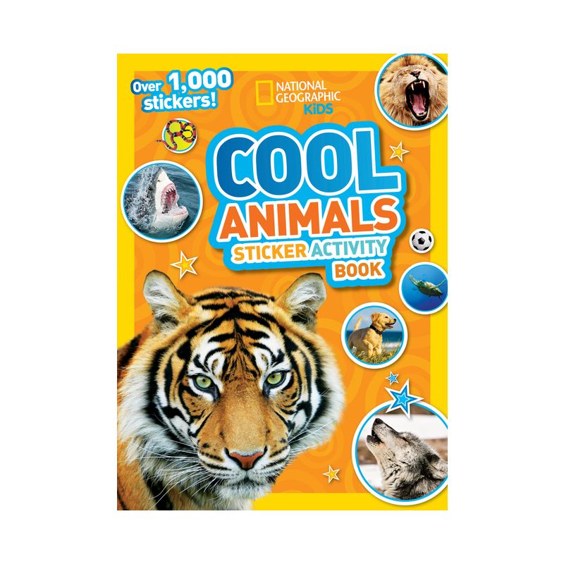 Cool Animals Sticker Activity Book - by  National Geographic Kids (Mixed Media Product), 1 of 2