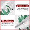 Luxury Soft Premium Christmas Duvet Cover Set - Zipper Closure & Matching Pillow Shams - CGK Linens - 4 of 4