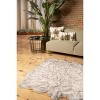 Luxe Gordon Faux Sheepskin Octo Rug | 6'x6' - 3 of 4