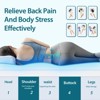 Aoibox Queen Mattress Topper for Back Pain Relief Extra Thick Cooling Soft Pillow Top Protector Deep Pocket 3D Fill - 4 of 4