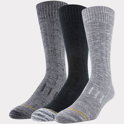 Signature Gold by GOLDTOE Men's 3pk Casual GT Crew Socks