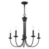 Livex Lighting Estate 5 - Light Chandelier in  Black - 2 of 2