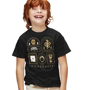 Harry Potter Horcrux Field Guide Kids T-Shirt For Youth Black - 1 of 4