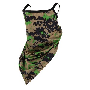 Unique Bargains Camouflage Triangle Earloop Face Guard 1 Pc - 1 of 4