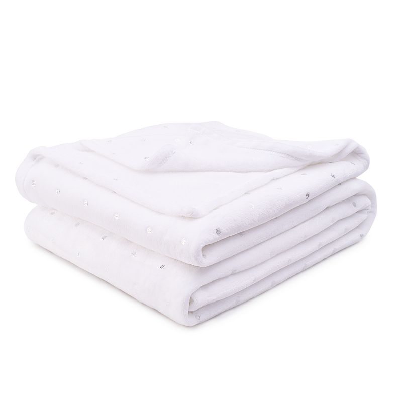 Fleece Plush Throw Blanket Medium Weight Fluffy Soft Decorative Bedding by Blue Nile Mills, 1 of 7