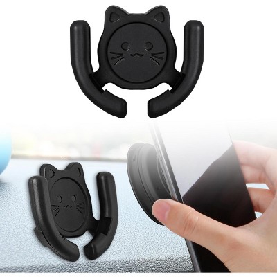 TruAIR Cat Design PopSocket Car Mount with Strong Adhesive Base