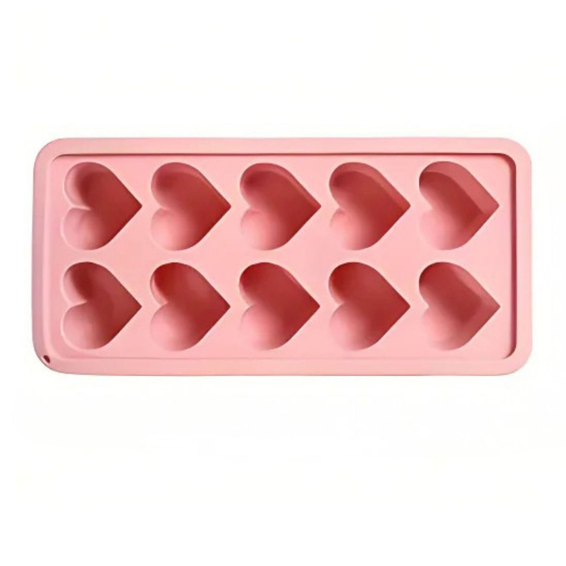 Kitcheniva Heart-Shaped Silicone Mold Tray – 1 Pc for Ice Cubes, Candy, Chocolate, Jelly & More