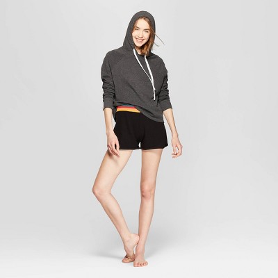 Women's Fleece Hooded Lounge Cropped Sweatshirt - Colsie™ Gray L – Target  Inventory Checker – BrickSeek