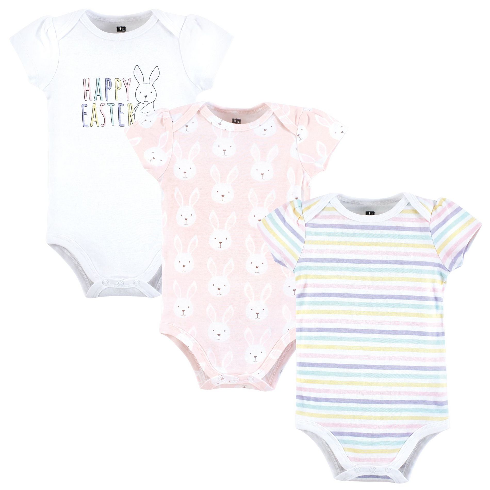 Luvable Friends Hudson Baby Bodysuits 3pk