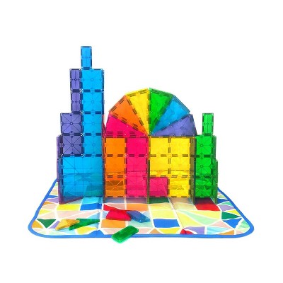 Magna-Tiles 84pc + Storage Bin Bundle