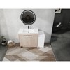 NicBex Bathroom Vanity with Ceramic Sink,Bathroom Sink Vanity with Storage Cabinets,Bathroom Sink Cabinet for Bathroom,White/Brown - 2 of 4