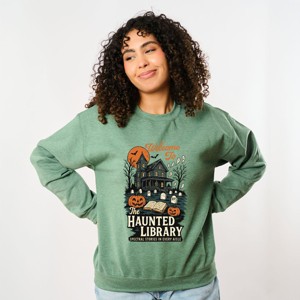 The Haunted Library -  Womens Sweatshirt - 1 of 3
