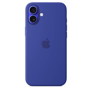 Apple iPhone 16 Plus Silicone Case with MagSafe - Ultramarine - 1 of 4
