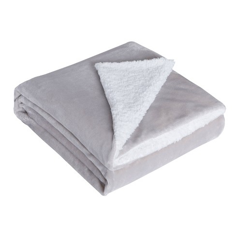 48 X 72 Reversible Sherpa Duvet Cover, Can You Put A Duvet Cover On Weighted Blanket