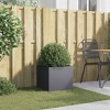 VidaXL Planter Anthracite 16.5 in.x15.7 in.x15.4 in. Cold-rolled Steel - 3 of 4