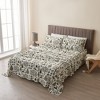 Printed Velvet Plush Fleece Sheet Set - Great Bay Home - 2 of 4
