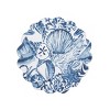 C&F Home Blue Coast Shells Round Placemat Set of 6 - 3 of 4