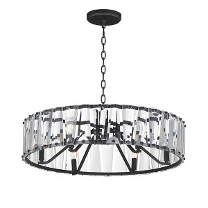 Maxim Lighting Odeon 6 - Light Chandelier in  Black - 1 of 1
