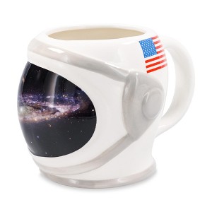 Silver Buffalo NASA Space Helmet 3D Sculpted Ceramic Mug | Holds 20 Ounces - 1 of 4